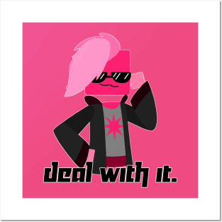 Cubonic says "Deal with it" Posters and Art